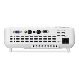 NEC NP43 Manuel utilisateur | Fixfr