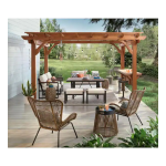 Backyard Discovery Ashland 14 x 10 Pergola Manuel utilisateur