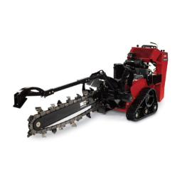 Toro TRX-26 Trencher Manuel utilisateur | Fixfr