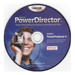 CyberLink PowerDirector 5 Manuel utilisateur | Fixfr