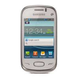Samsung GT-S3800W Manuel utilisateur | Fixfr