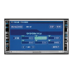 Panasonic CQVD6503N Operating instrustions | Fixfr