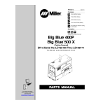 Miller BIG BLUE 500 X (PERKINS) Manuel utilisateur