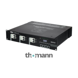 Botex DPX-620 III 6-Ch. Dimmer Inst. Mode d'emploi | Fixfr
