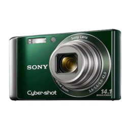 Sony Cyber-Shot DSC W370 Manuel utilisateur | Fixfr