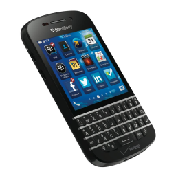 Blackberry Q10 v10.2 Manuel utilisateur | Fixfr