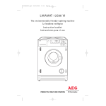 Aeg-Electrolux L12500VI Manuel utilisateur