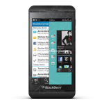 Blackberry Z10 v10.3.1 Mode d'emploi