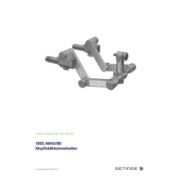 Getinge 100221C0 Lateral support Mode d'emploi | Fixfr