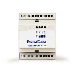 Fantini Cosmi Telecomfort CT3MA GSM remote control Mode d'emploi | Fixfr