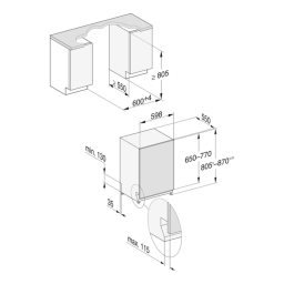 Miele G 7690 SCVi AutoDos K2O Lave-vaisselle totalement intégrable Manuel utilisateur | Fixfr