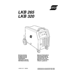 ESAB LKB 320 Manuel utilisateur