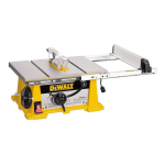 DeWalt DW744 Table saw Manuel utilisateur