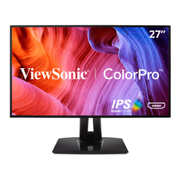 ViewSonic VP2768-S MONITOR Mode d'emploi | Fixfr