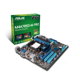 Asus M4A785D-M PRO Motherboard Manuel utilisateur | Fixfr