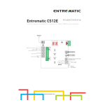 Entrematic Ditec CS12M - IP2163 Manuel utilisateur