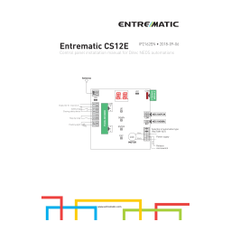 Entrematic Ditec CS12M - IP2163 Manuel utilisateur | Fixfr