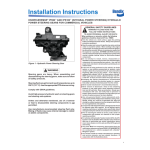 BENDIX S-1674 IPS90 and IPS100 Hydraulic Power Steering Gears Guide d'installation