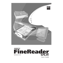 ABBYY FineReader version 6.0 OCR Manuel utilisateur | Fixfr