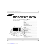 SAMSUNG GE81W/GE81WT Mode d'emploi | AI Chat &amp; PDF