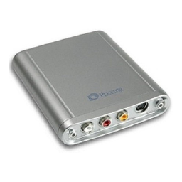 Plextor PX-AV100U Manuel utilisateur | Fixfr