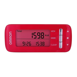Omron HJA-306 CaloriScan Manuel utilisateur | Fixfr