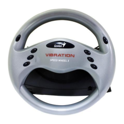 Genius SPEED WHEEL 3 VIBRATION Manuel utilisateur | Fixfr