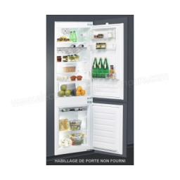 Whirlpool ART 6613/A+ Fridge/freezer combination Manuel utilisateur | Fixfr