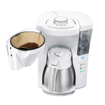 Melitta Look V Therm Timer 1025-17 Blanc/Acier Cafeti&egrave;re programmable Product fiche