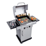 Nexgrill 720-0864 Small Space 2-Burner Propane Gas Grill in Stainless Steel with Black Cabinet Mode d'emploi