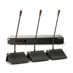 Shure DDS5900 Discussion System Mode d'emploi | Fixfr