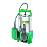 GARDENFEELINGS F-SP 551-2 Dirt Water Pump Mode d'emploi