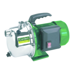 GARDENFEELINGS GFGP 1012-S Garden Pump Mode d'emploi