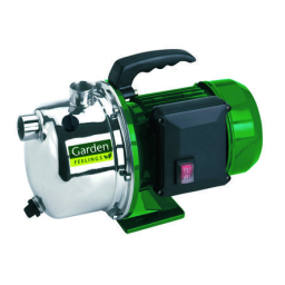 GARDENFEELINGS GFGP 1012-S Garden Pump Mode d'emploi | Fixfr