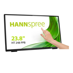 Hannspree HT 248 PPB Touch Monitor Manuel utilisateur | Fixfr