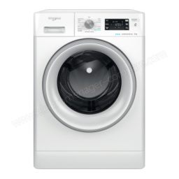 Whirlpool FFBC 8448 SV FR Washing machine Manuel utilisateur | Fixfr