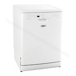 Whirlpool ADP 6743/1 Dishwasher Manuel utilisateur | Fixfr