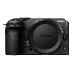 Nikon Z30 Mode d'emploi | Fixfr