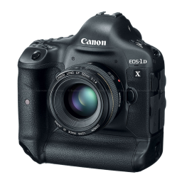 Canon EOS 1D X : Mode d'emploi avec IA Chat & PDF | Fixfr