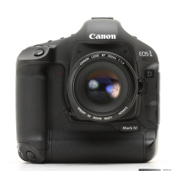 Canon EOS 1D Mark IV Mode d'emploi | Fixfr