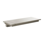 Brizo 691022-NK Frank Lloyd Wright&reg; Bath Collection Wall Shelf Manuel utilisateur