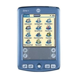 Palm Zire 71 Manuel utilisateur | Fixfr