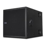 RCF TTS 28 WP WEATHERPROOF PASSIVE HIGH POWER SUBWOOFER sp&eacute;cification