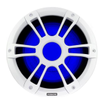 Fusion SG-SL101SPC 10&quot; 450 Watt Sports Chrome Marine Subwoofer with LEDs Guide d'installation
