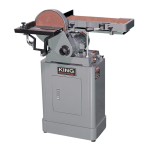 King Canada KC-760L 6&quot; X 48&quot; BELT &amp; 9&quot; DISC SANDER Manuel utilisateur