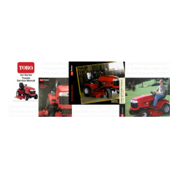 Toro 520xi Garden Tractor Riding Product Manuel utilisateur | Fixfr