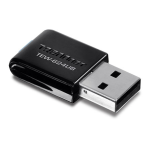 Trendnet TEW-624UB N300 Mini Wireless USB Adapter Fiche technique