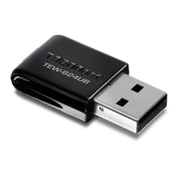 Trendnet TEW-624UB N300 Mini Wireless USB Adapter Fiche technique | Fixfr