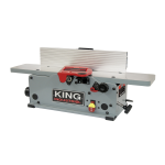 King Canada KC-6HJC 6&quot; BENCHTOP JOINTER WITH HELICAL CUTTERHEAD Manuel utilisateur