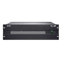 D&B DS100 Manuel utilisateur | Fixfr